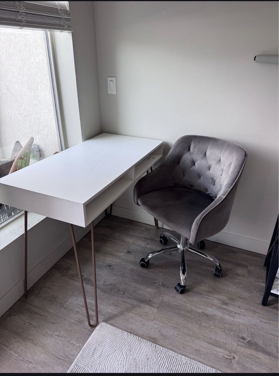 Desk and chair
