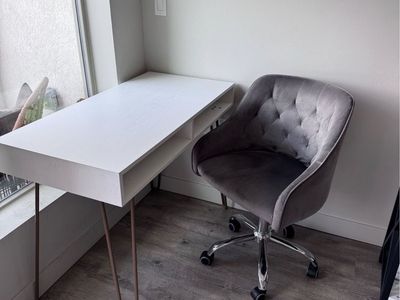 Desk and chair