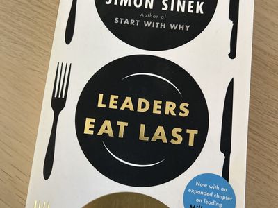 Leaders Eat Last by Simon Sinek Paperback Book