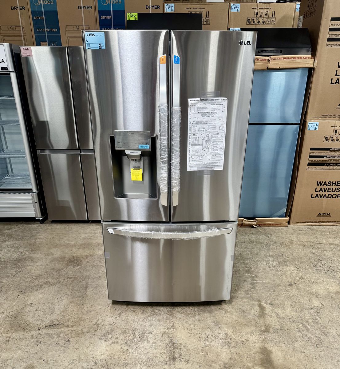 NEW LG SMART FRENCH DOOR REFRIGERATOR