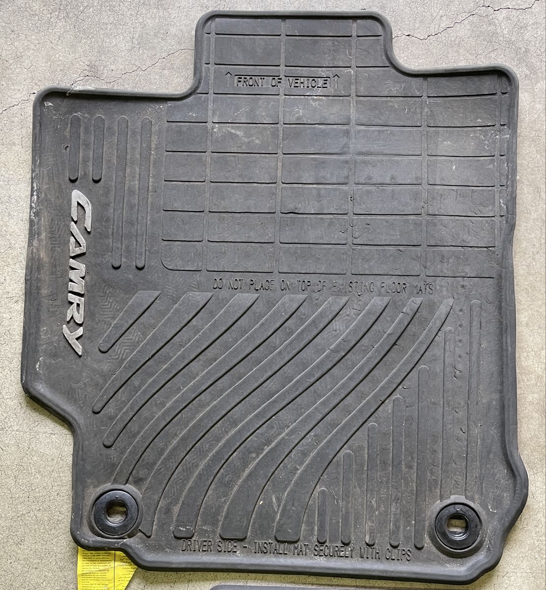 2019 Toyota Camry Rubber Mats