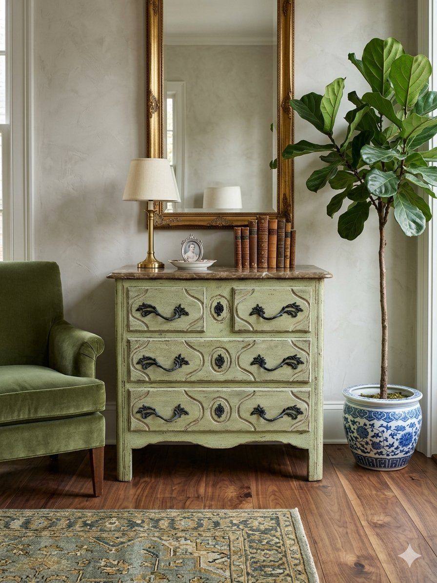 GORGEOUS Minton Spidell French Provincial Chest