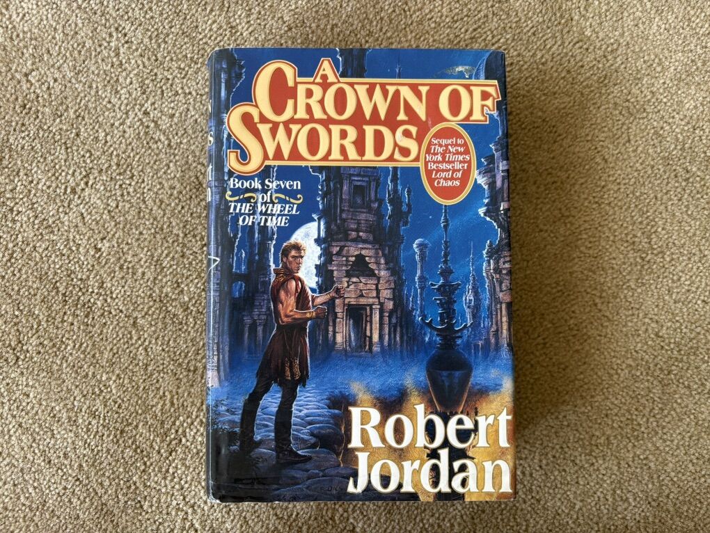 A Crown of Swords, by Robert Jordan (hardcover, large)