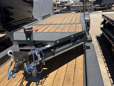 7x20 Diamond C HDT 210 Tilt Trailer - 23K GVWR - 18 Ply Tires