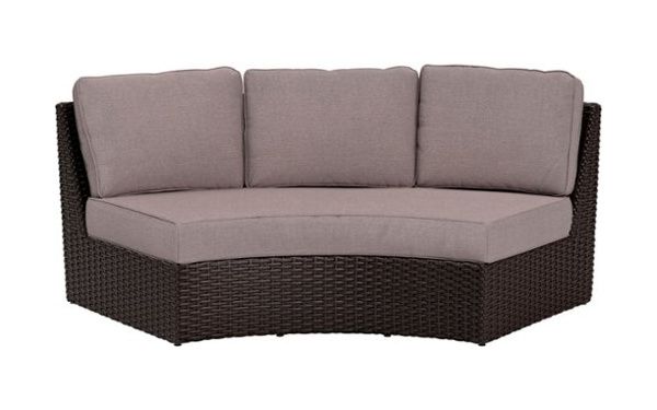 Yardbird Elliot Rounded Outdoor Sofa - Shale EL105SHA