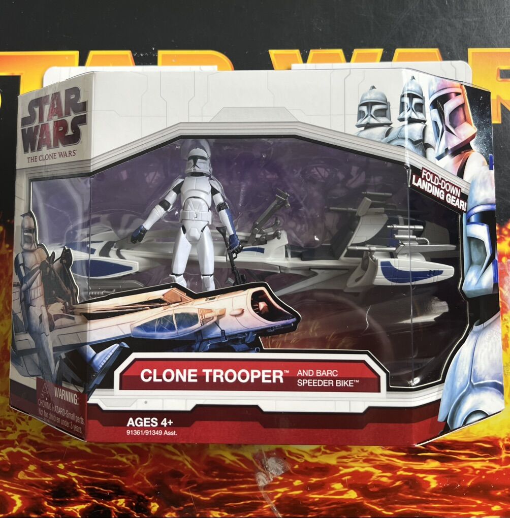 Star Wars Clone Wars Clone Trooper and BARC Bike