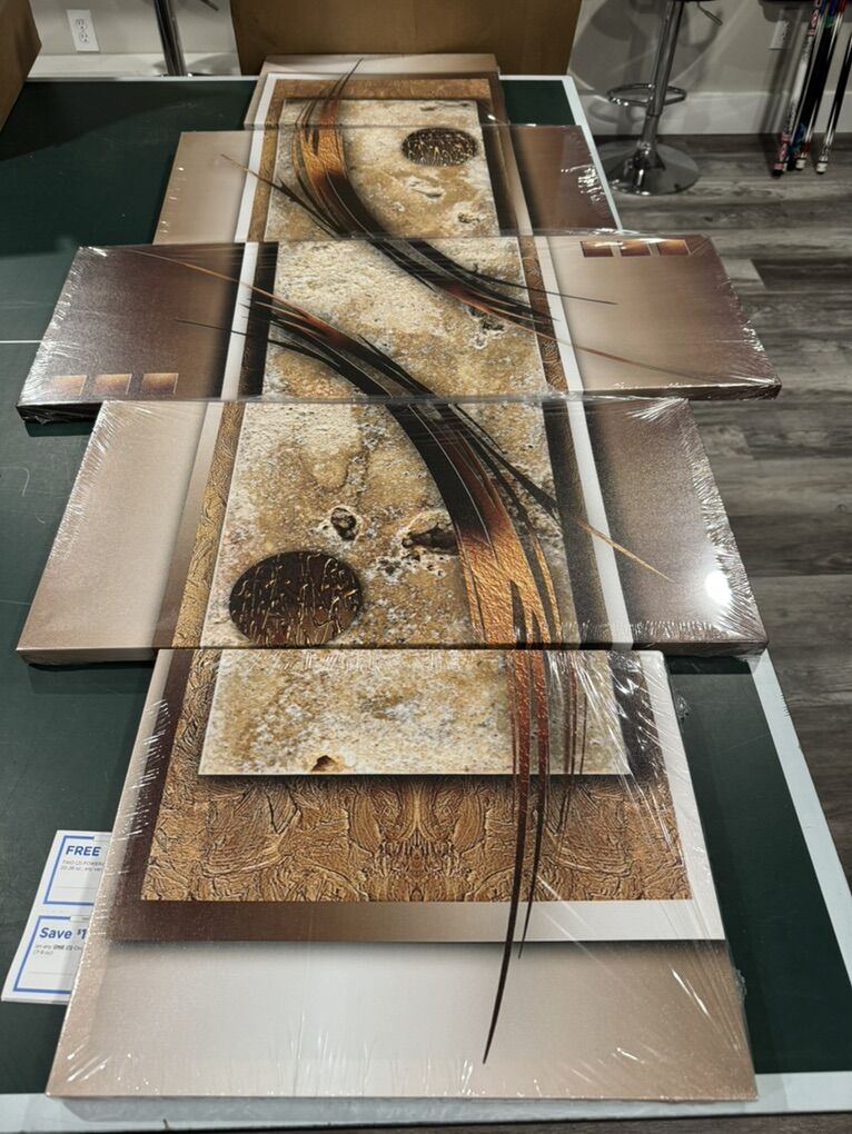 Glam Canvas Delicates 5 piece Wall Art