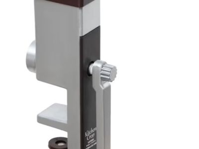 Kitchen Crop Grain Mill Wheat Flour Grinder, Stainless Steel Metal Burrs (Hand Crank Grain Mill)