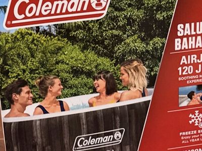 Coleman hot tub, original price $600 asking $300 brand new box still never opened