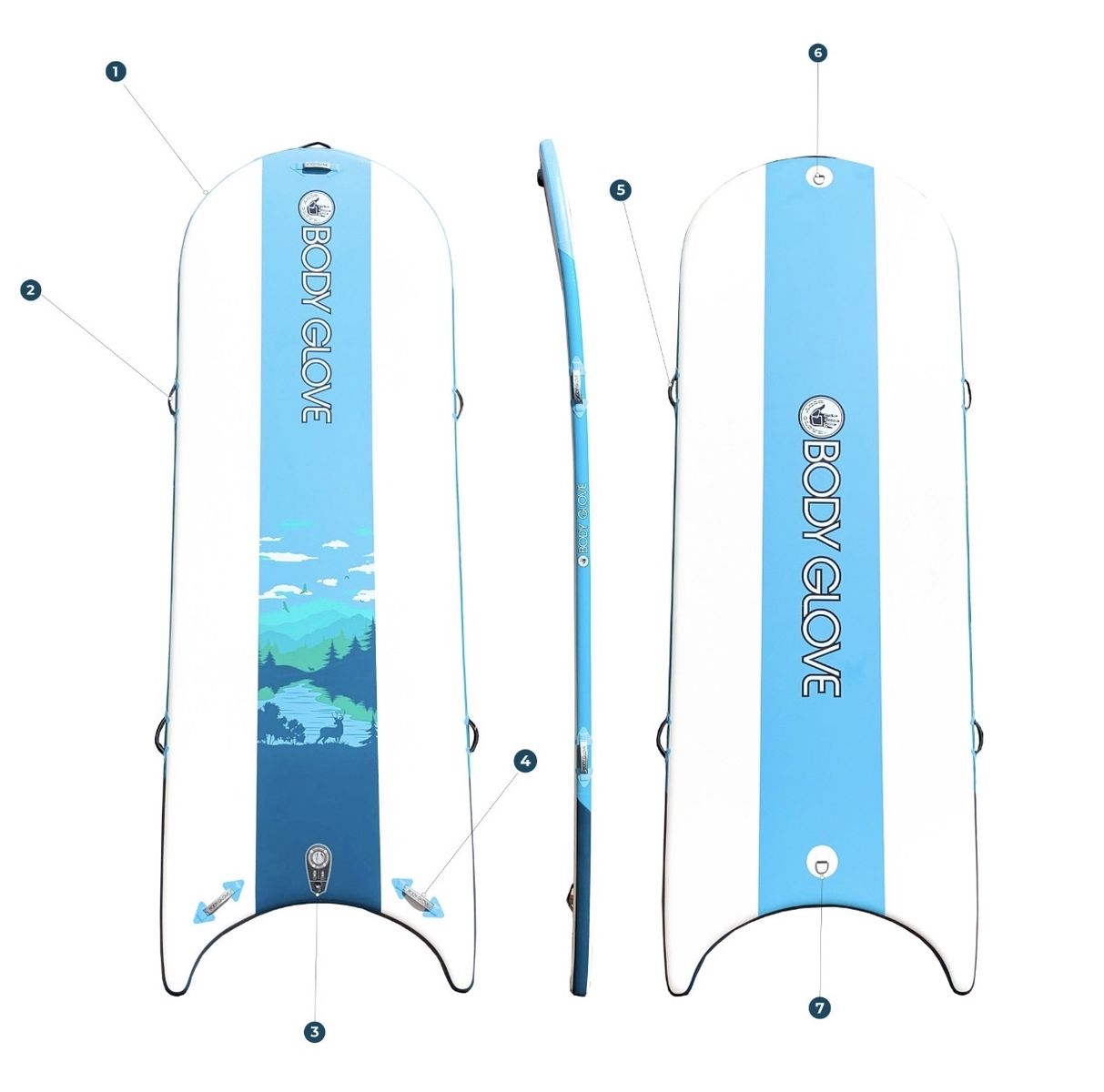 Body Glove Waterpark 15 Inflatable Floating Dock / Island