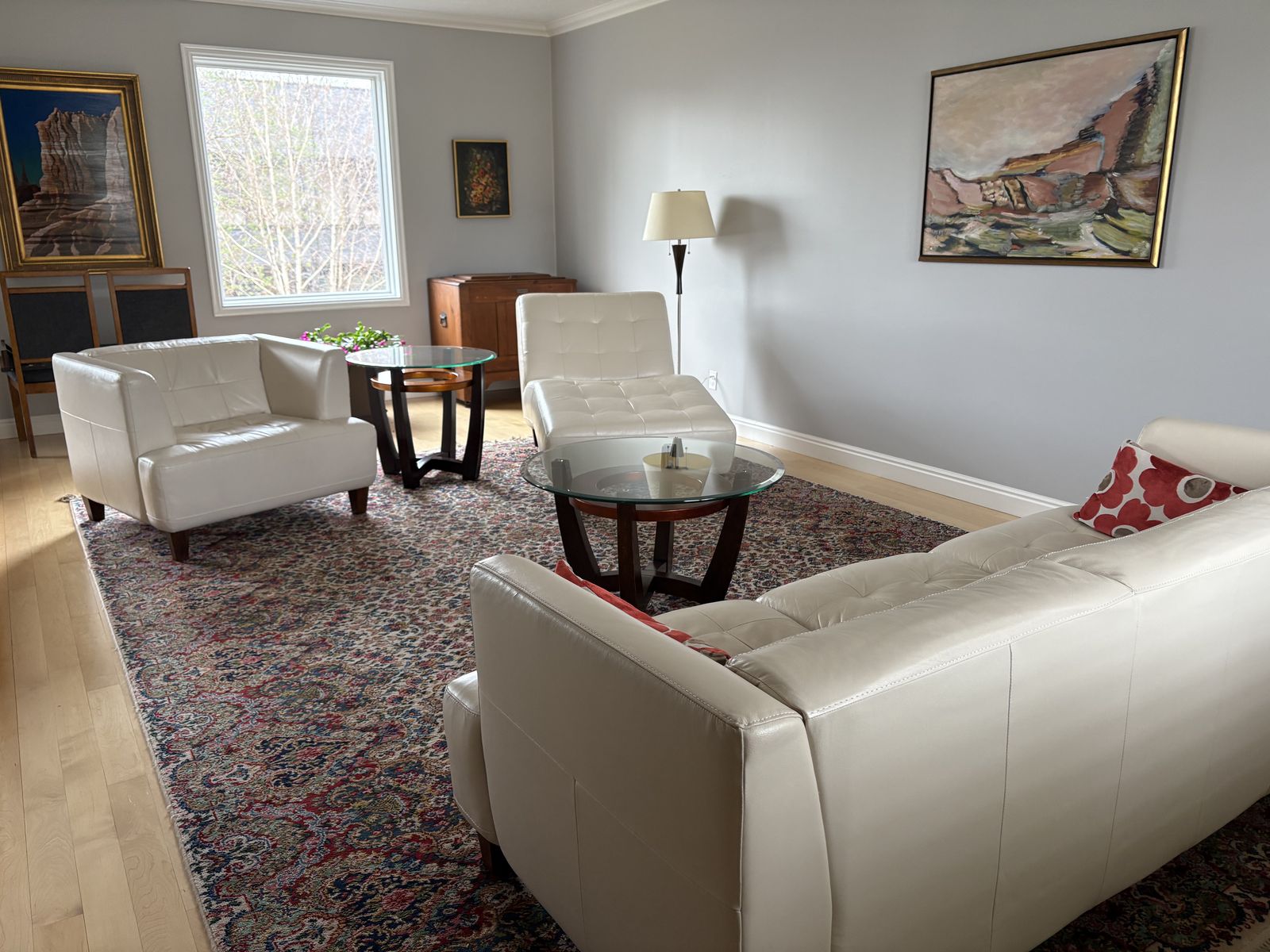 Leather Sofa, Chaise, Chair