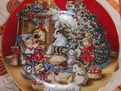 1992 Christmas plate