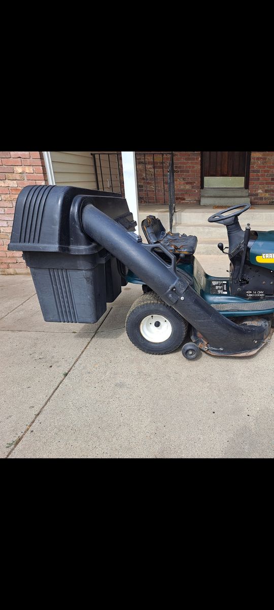 TRIPLE bucket grass catch system for Craftsman 42'