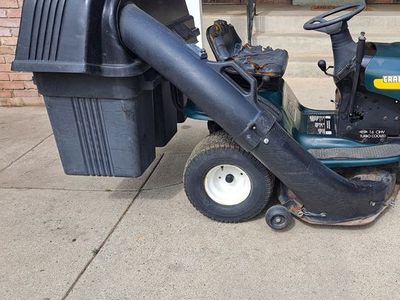 TRIPLE bucket grass catch system for Craftsman 42'