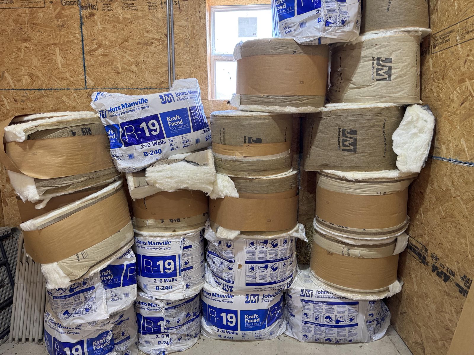 R-19 Fiberglass Insulation