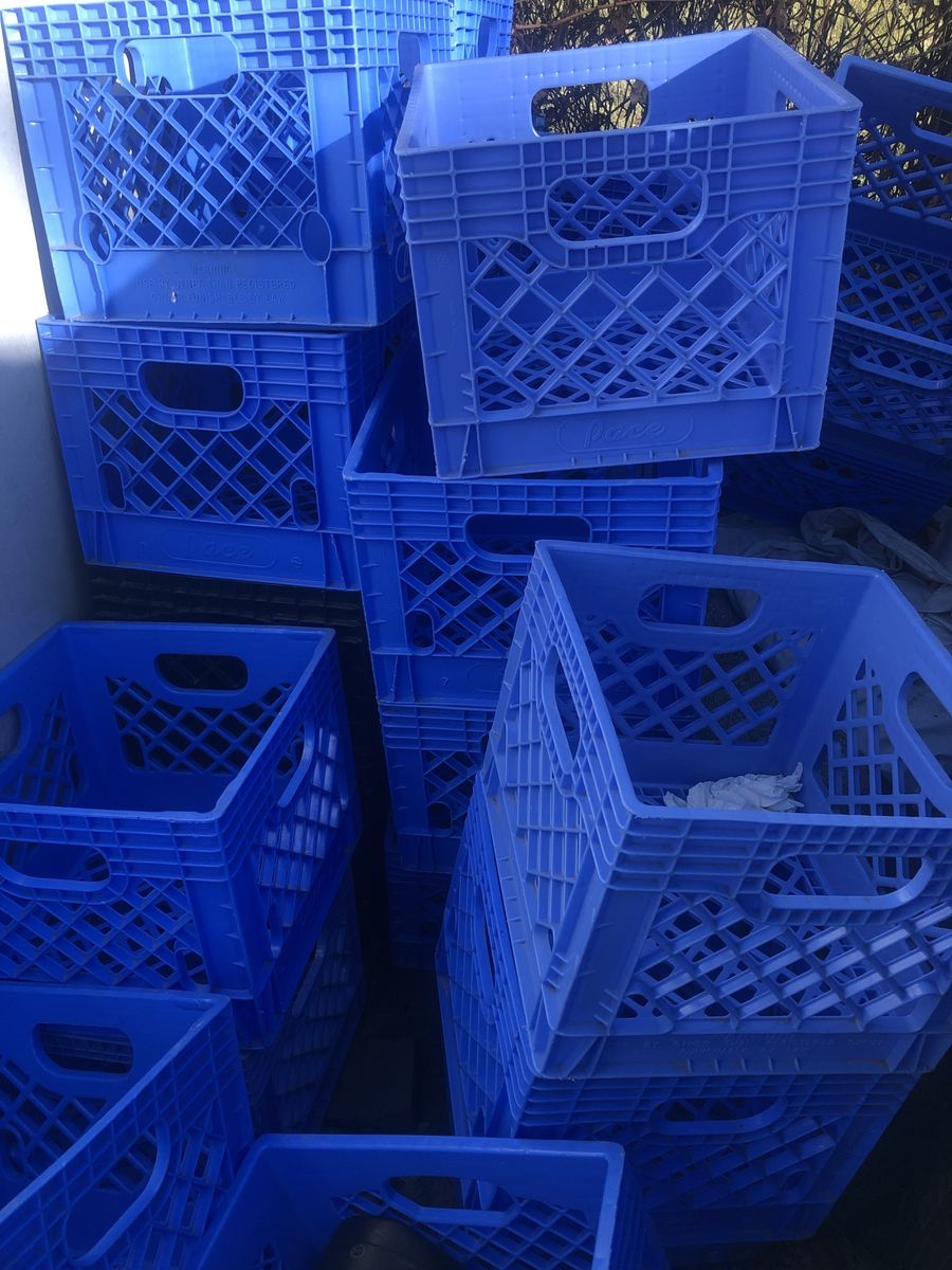 Milk Crate (s) Plastic Storage Box