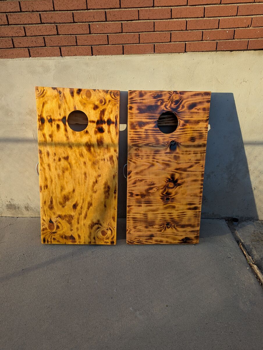 Corn Hole Board Yard Game with Bags Set