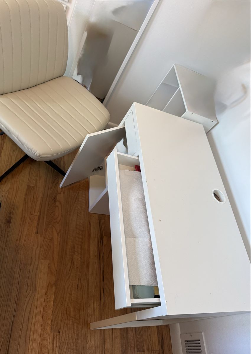 Desk and chair