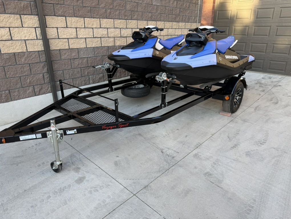 Almost New 2.7H SeaDoo Spark 3Up's W/ Trailer