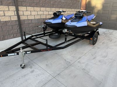 Almost New 2.7H SeaDoo Spark 3Up's W/ Trailer