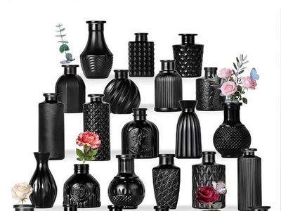 new matt black vases still in packaging. changed mind.