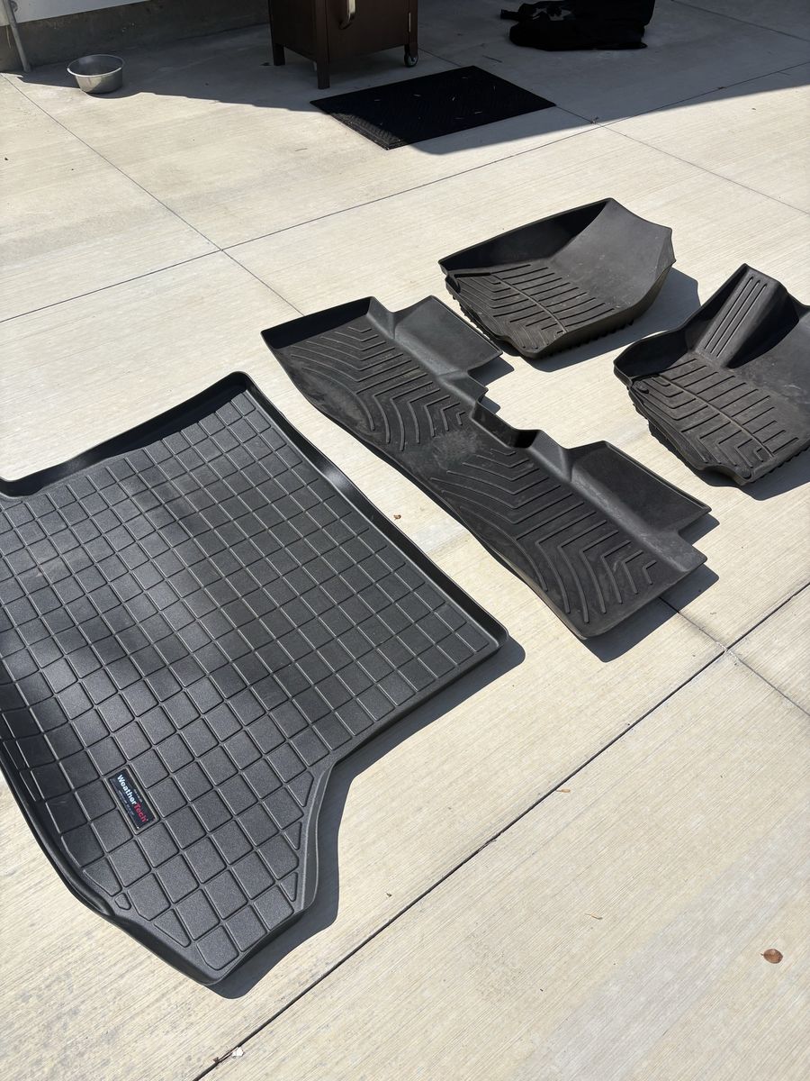 WeatherTech All-Weather Black Floor Mats and Cargo Liner Set