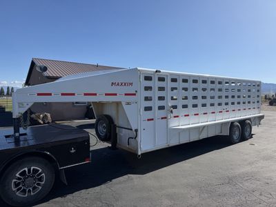 24’ Maxxim Stock Trailer