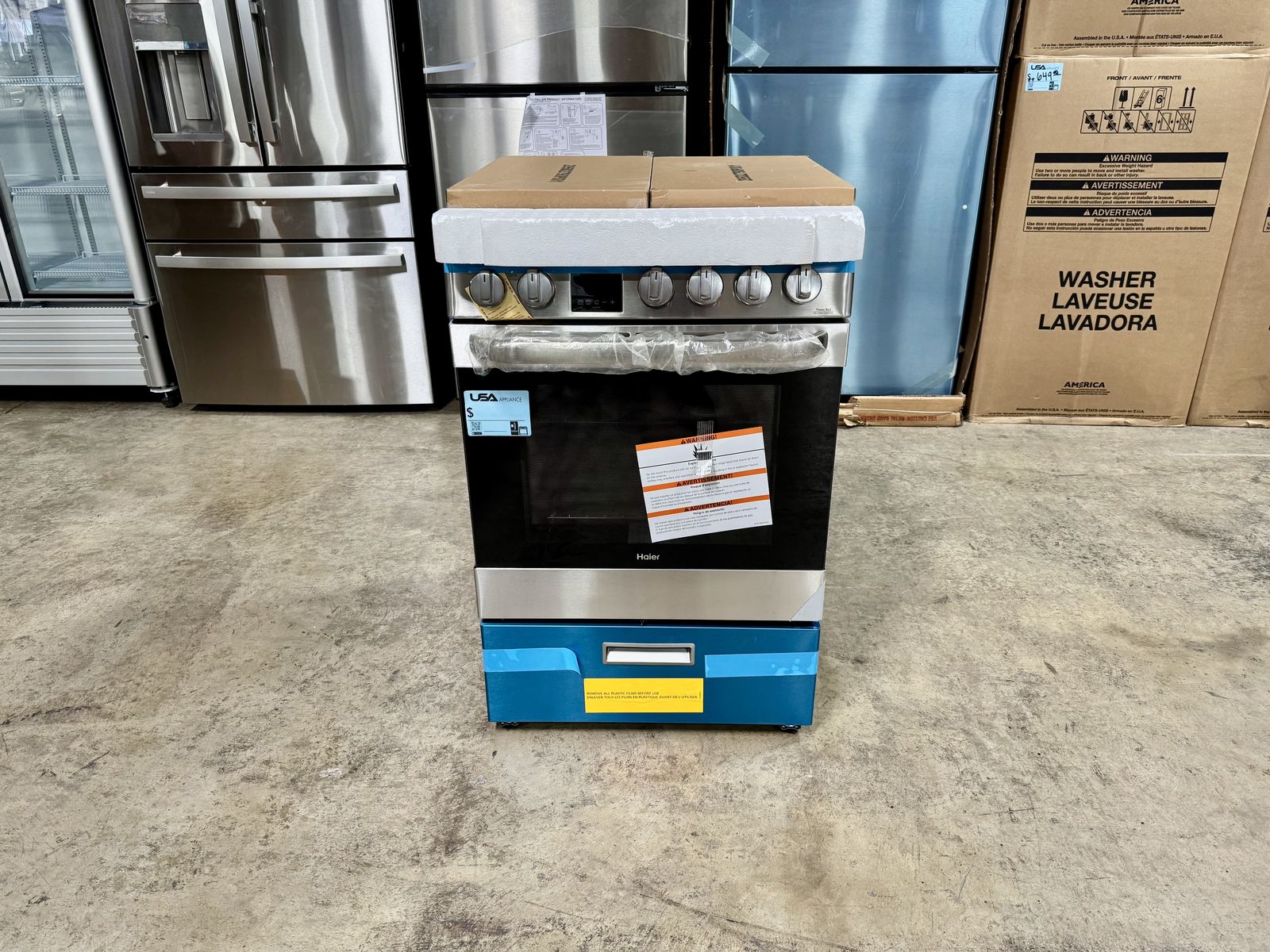 HAIER 24 INCH GAS RANGE WITH CONVECTION