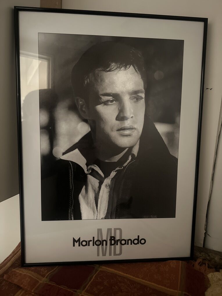 Marlon Brando Framed Poster Print 18 X 25