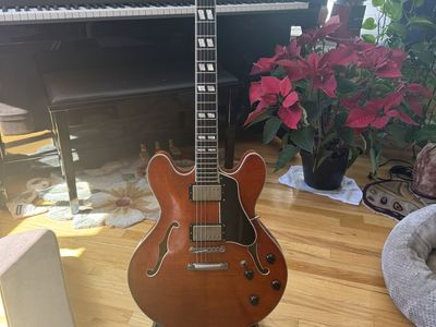 Eastman T59 Vintage Amber Semi-Hollow Body