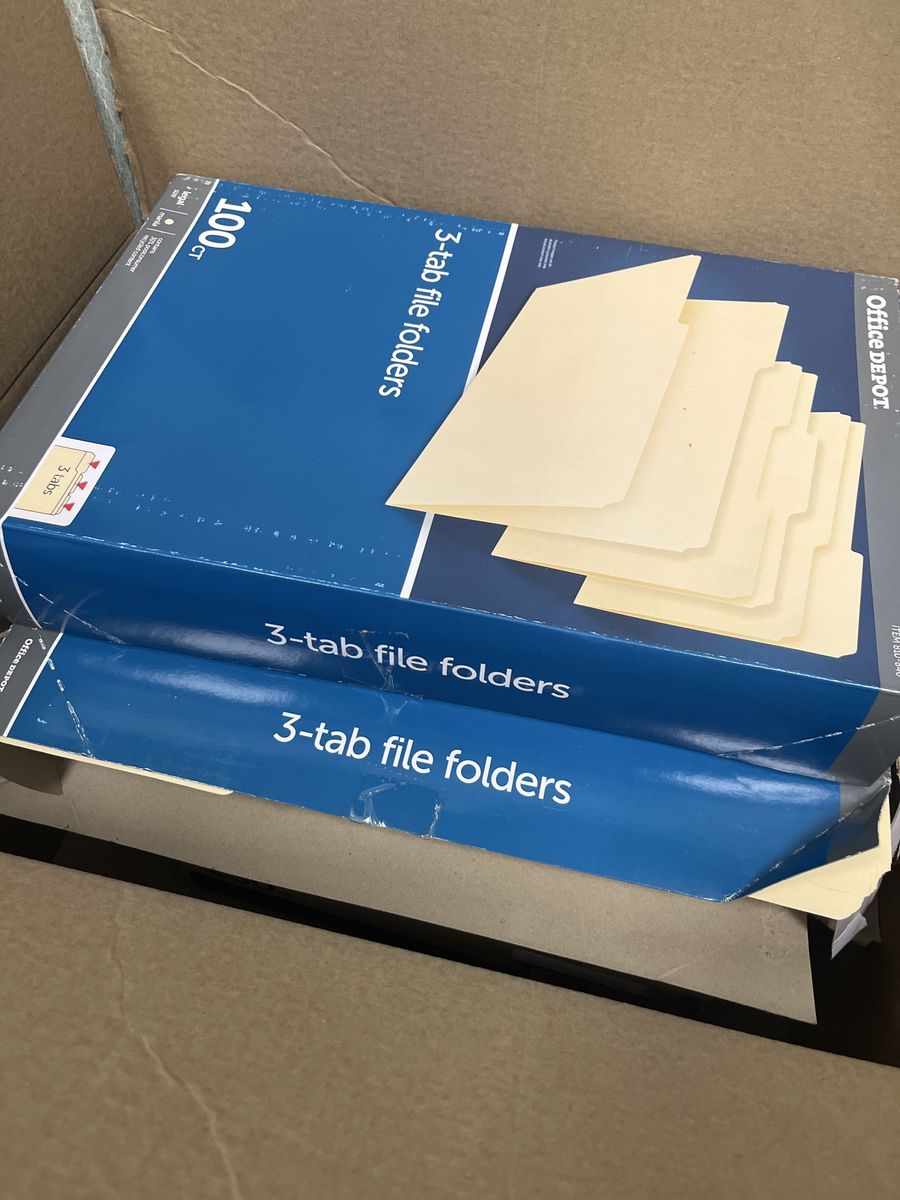 2 Cases Of Legal Size File Folders