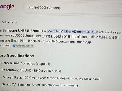 Samsung UN55JU6500F is a 55-inch 4K Ultra HD smart LED TV (USED, VERY CLEAN) $120.00