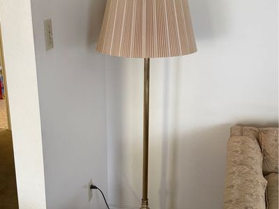 Stiffel brass floor lamp