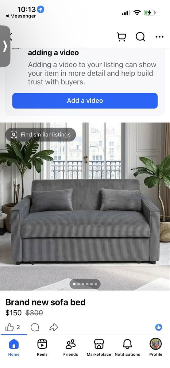 Brand new sofa bed