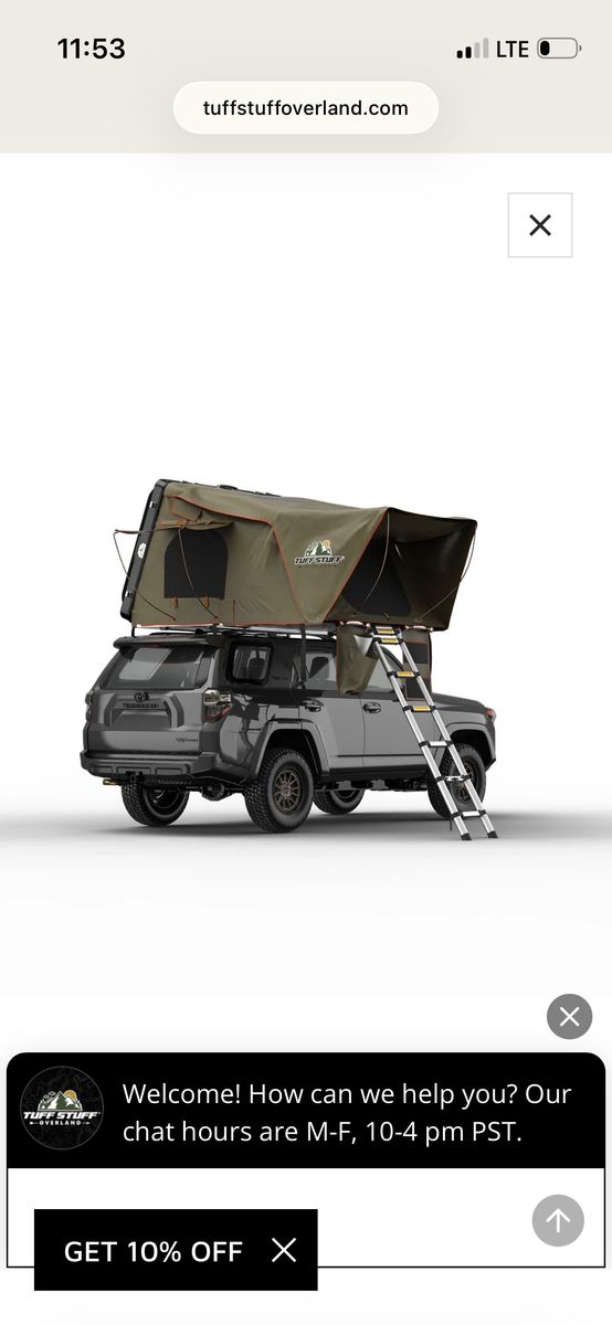 New Alpha Rooftop Tent