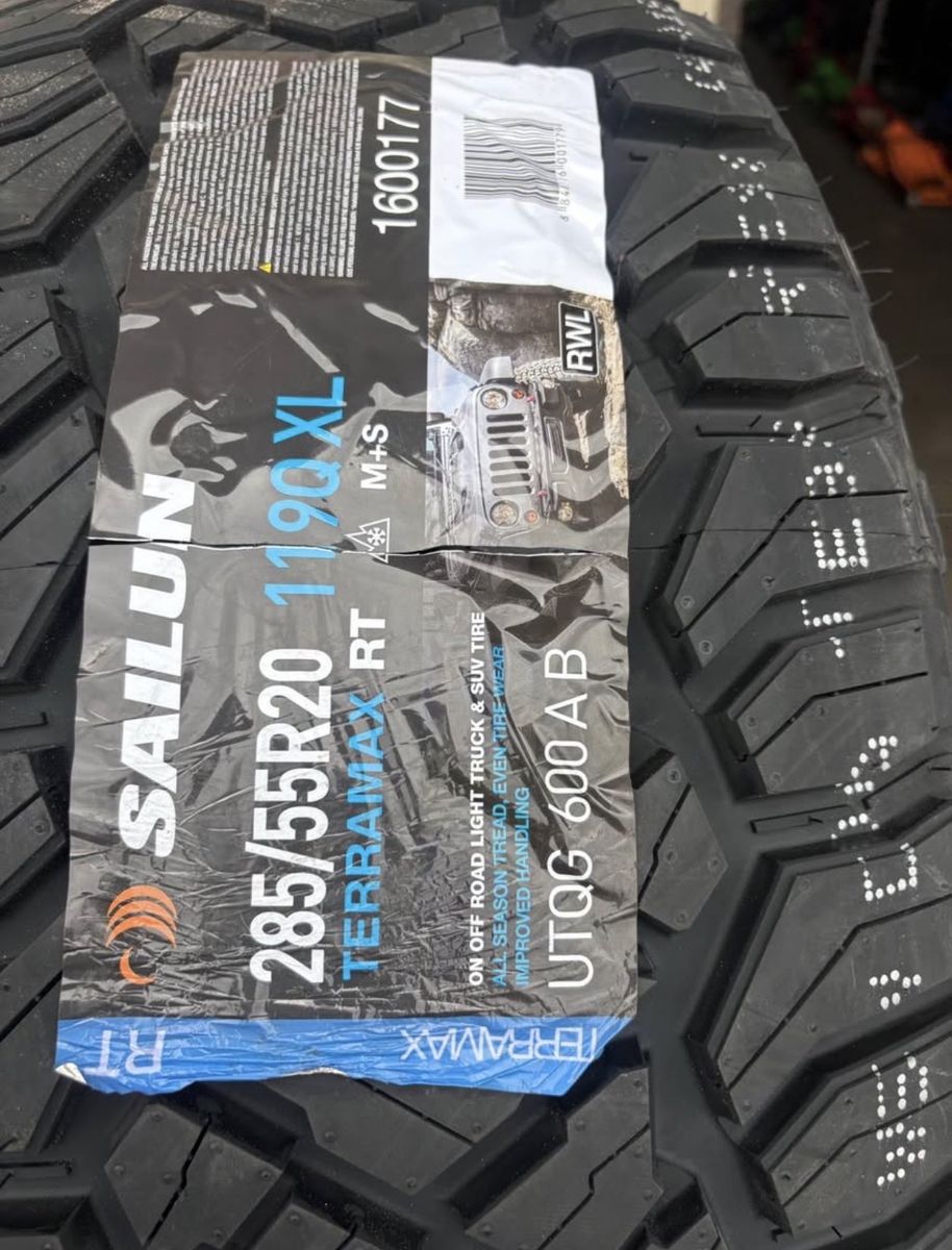 SET OF P285/55R20 SAILUN TERRAMAX RT