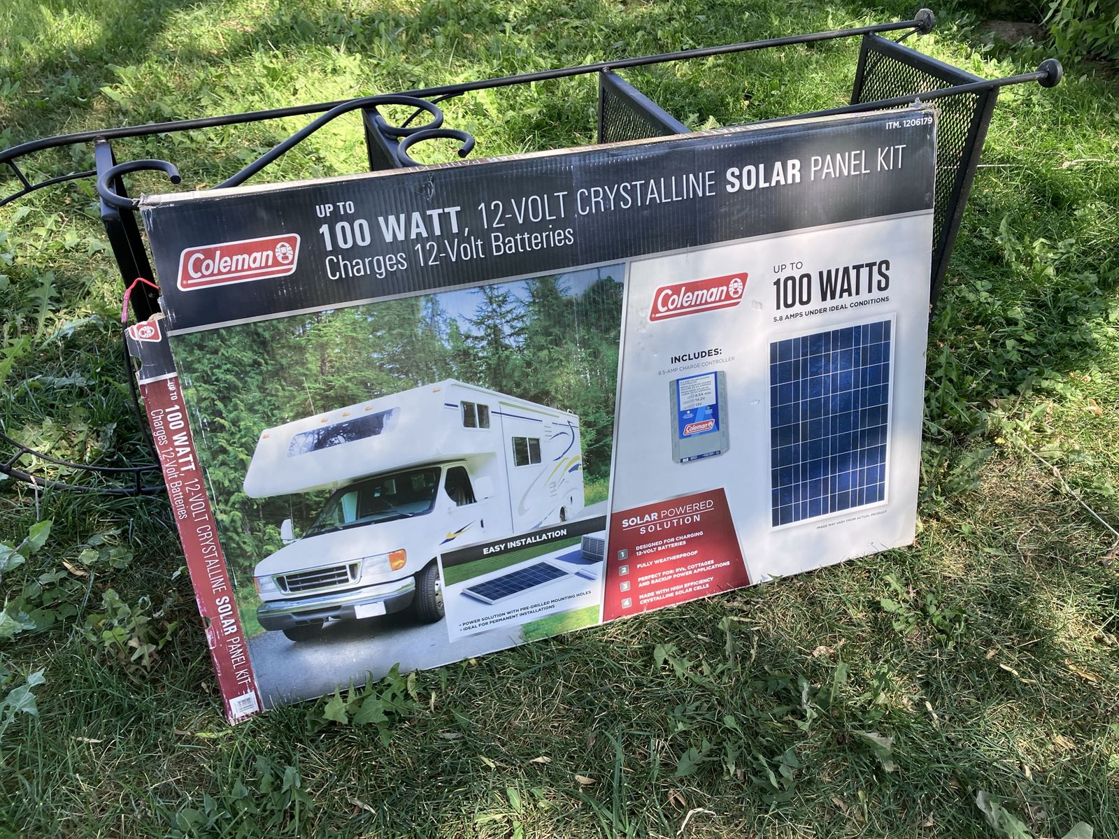 Coleman 100W Solar Panel w/8.5 Amp Controller