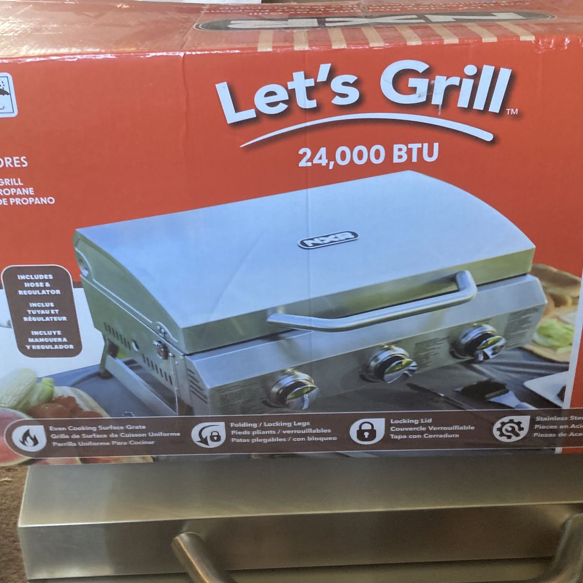 NXR Portable 3  burner Grill 24,000 BTU