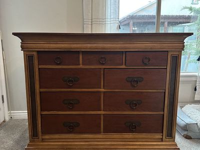 Solid wood dresser