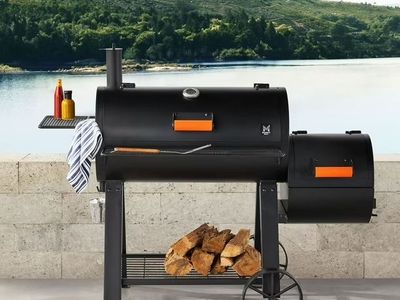 Member's Mark 35" Barrel Grill With Offset Smoker