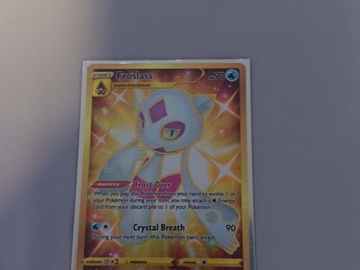 Pokemon Froslass 072/203 Gold Secret Rare Card Evolving Skies