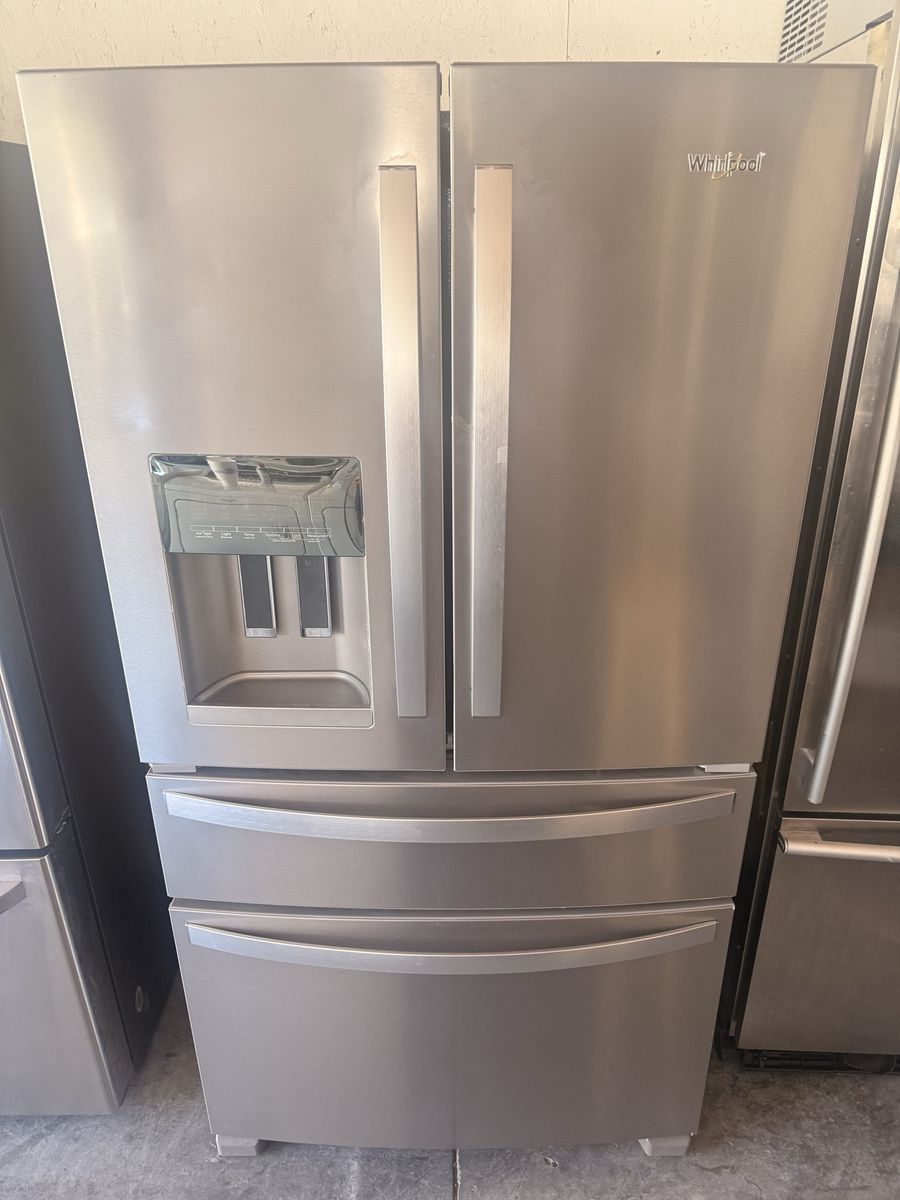 Whirlpool Stainless Steel French Door Refrigerator with Exterior Dispenser