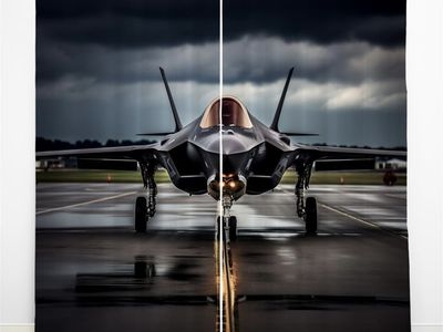 Fighter Jet Curtain 84x84