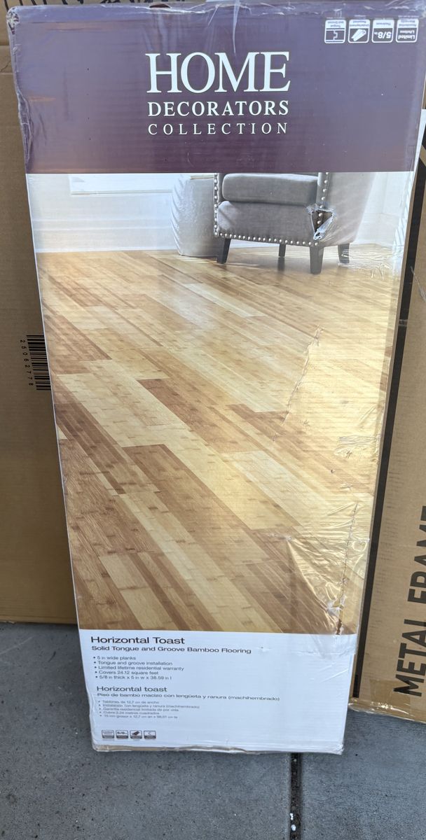 1 Box Of  Bamboo Flooring