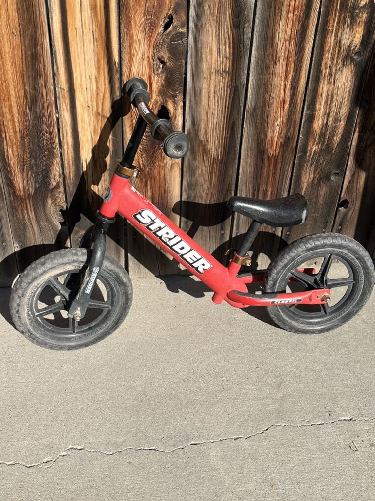 12” Red Classic Strider Bike