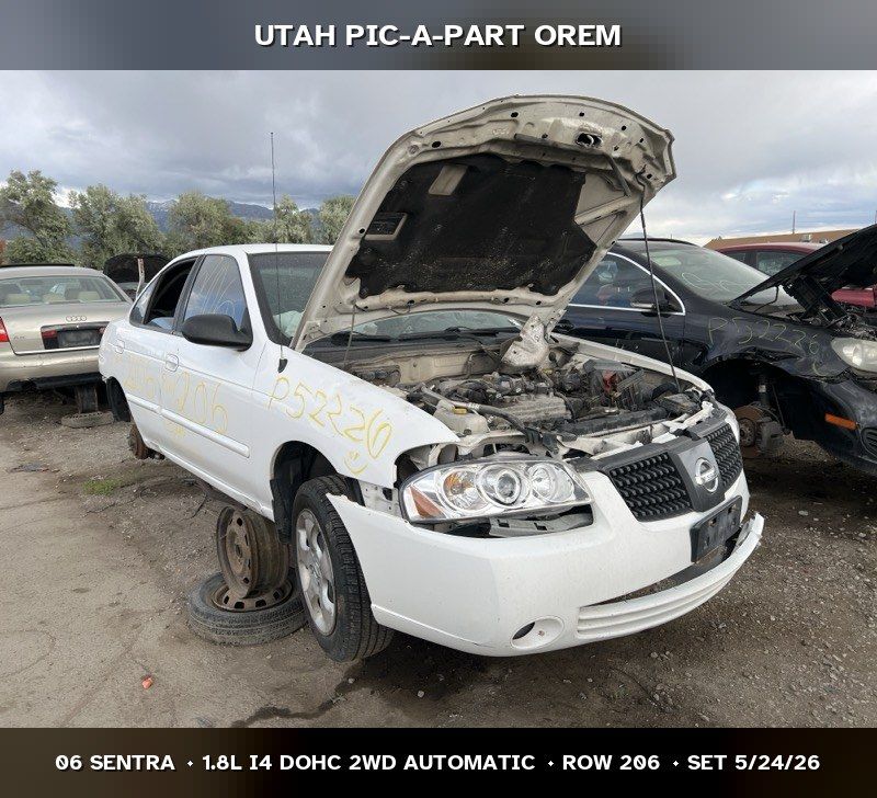 2006 Nissan Sentra Parts - UTPAP Orem