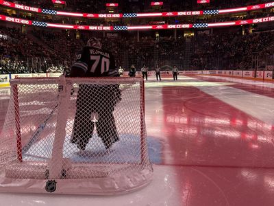 Utah Mammoth v Penguins Row 2 Glass DeLta Sky Club