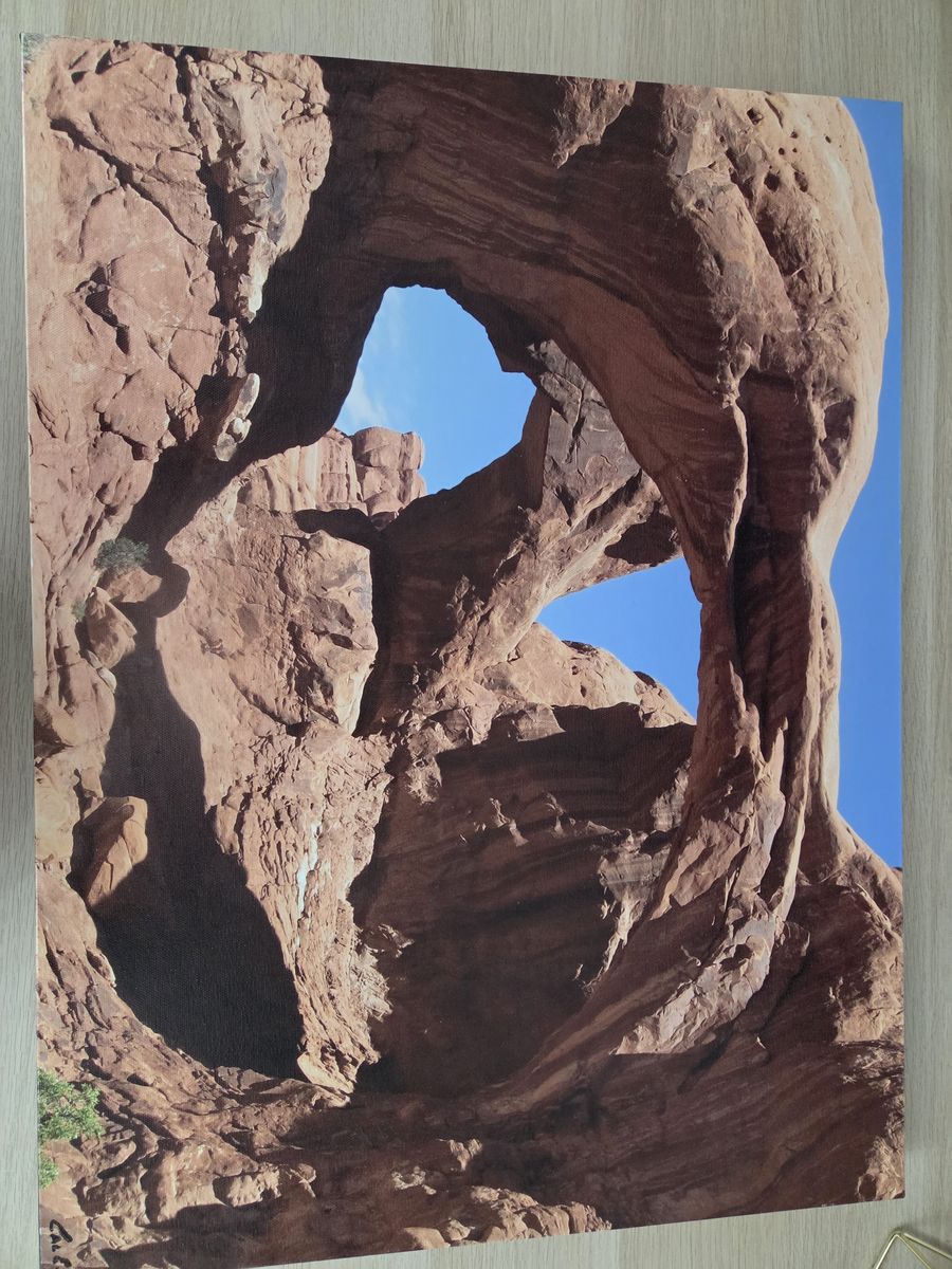 Double Arch canvas poster
