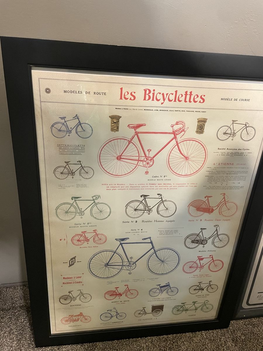 Large Fun Wall Hanging - Bicycles