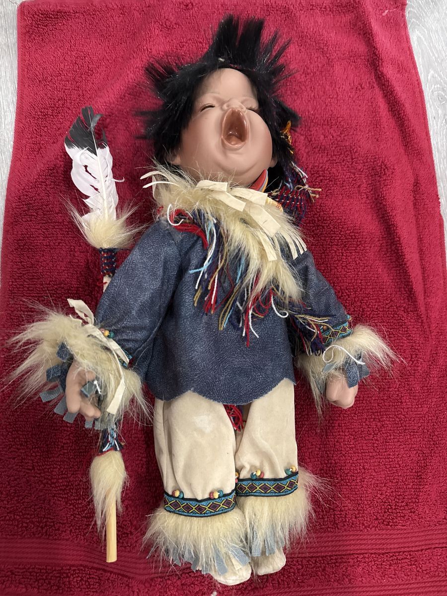 Native American Porcelain Doll